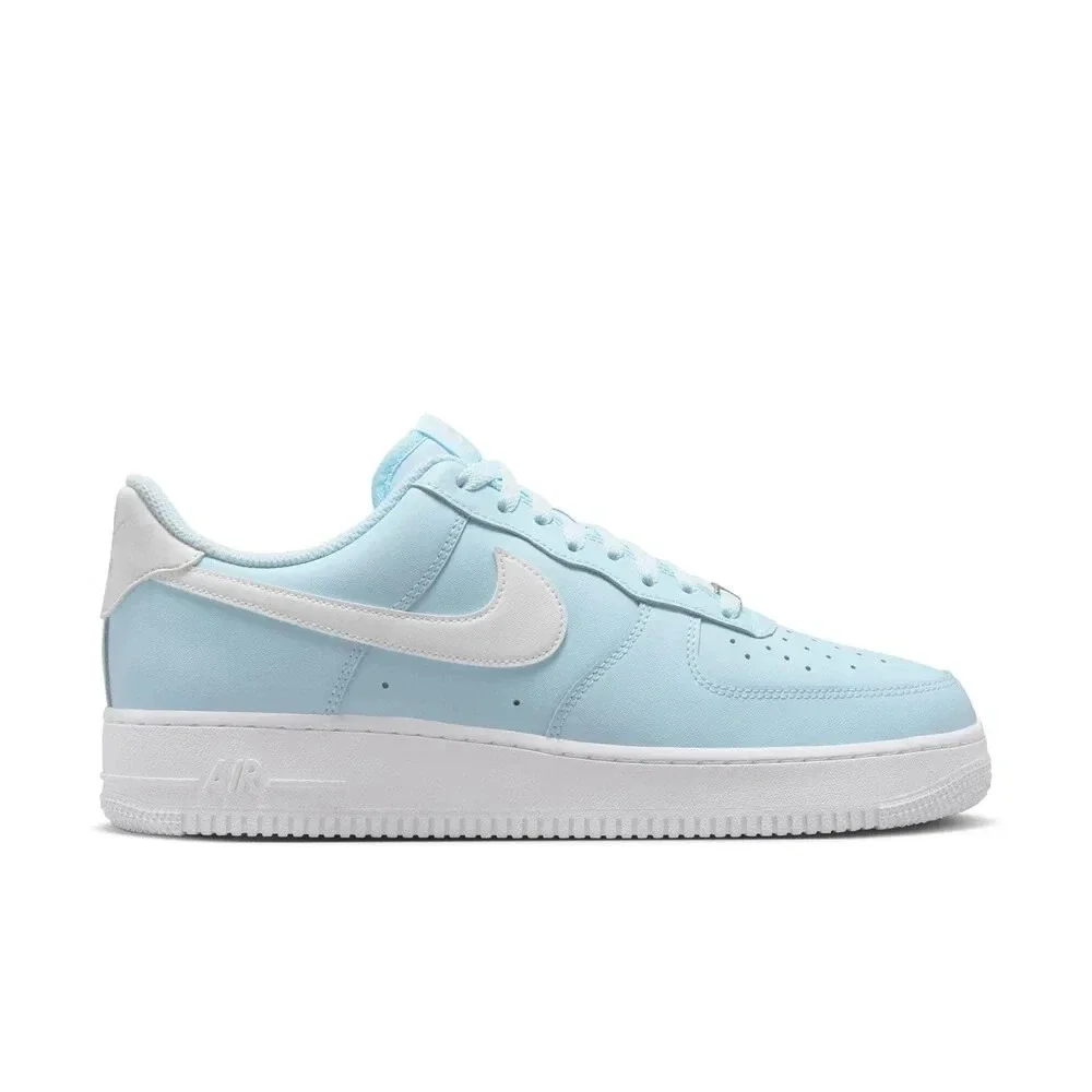 Nike Air Force 1 '07 Mens Size 9.5 Sneakers Shoes Glacier Blue White FJ4146-400
